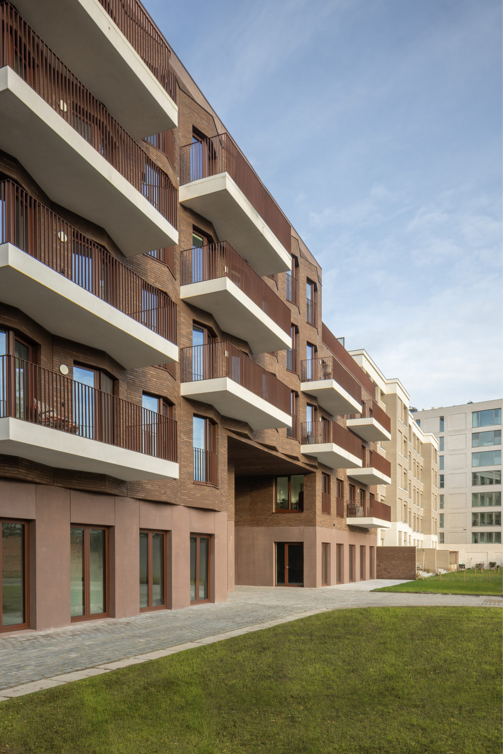 Assistentiewoningen met parkzicht in gebouw Margareta op de Komet-site in Mechelen.