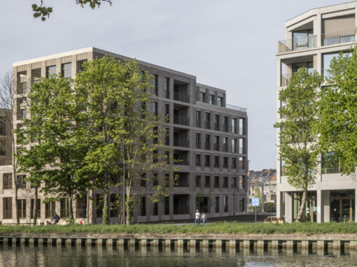 Het appartementsgebouw Kaai van Komet in Mechelen.